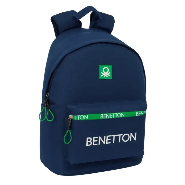 Mochila Para Portatil 14,1" Benetton "Green" 31X41X16Cm (Safta 642513819) - 1