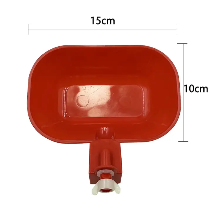 5 Piezas De Bebedero Automático Rojo Para Pollos Pato Ganso Poultry Y Aves Productos De Alimentación Bebedero Automático Para Ponederos - 1