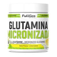 FULLGAS - Glutamina micronizada (Kyowa®) en polvo - Limón - 300g -  aminoácido más abundante en la musculatura y es un componente indispensable para la existencia de la masa muscular - details 0