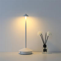 Lámpara De Mesa Recargable LED Con Sensor De Toque Luz Nocturna Sin Cable Para Lectura En Escritorio Para Restaurante Hotel Bar Habitación Dormitorio - details 4