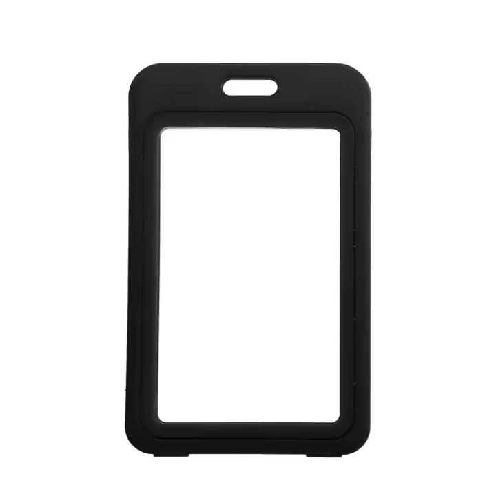 Porta Tarjetas De Negocio Para Hombres Y Mujeres Funda Transparente Para Tarjetas De Identificación Y Lanyard Bolsa De Estilo Formal - 1