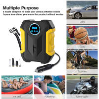 Inflador de neumáticos Digital para coche, bomba de compresor de aire portátil de 150 PSI, con lámpara LED, para bicicletas y motocicletas - details 7