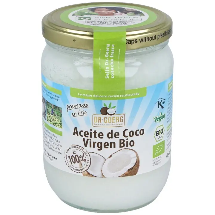 Dr-Goerg Aceite De Coco Para Cocinar Premium Bio 500Ml - 1