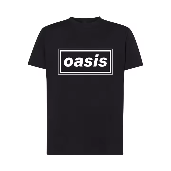 Camiseta Oasis - Logo - Música rock alternativo - Unisex algodón premium - 1