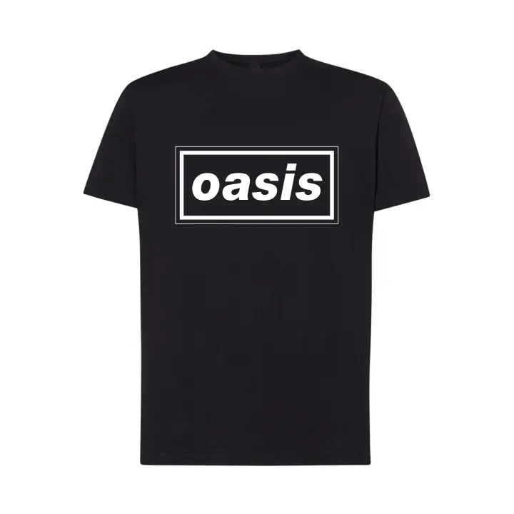 Camiseta Oasis - Logo - Música rock alternativo - Unisex algodón premium - 1