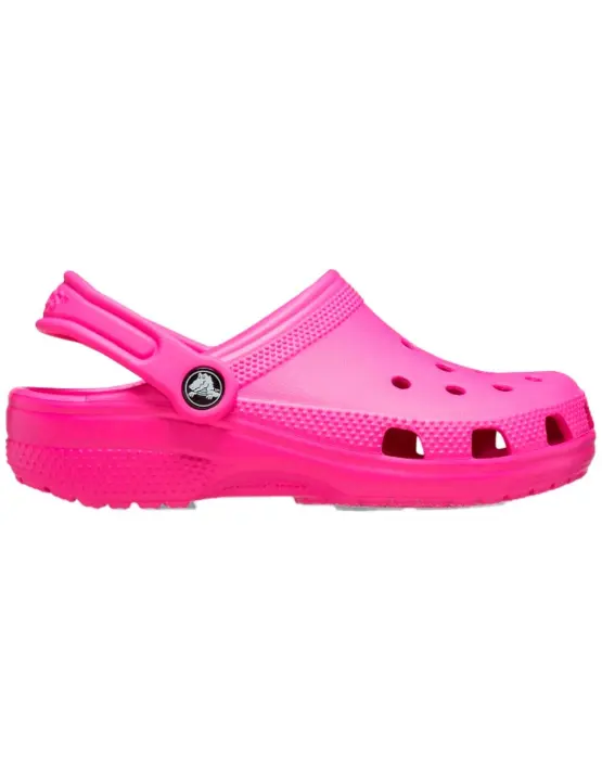Zuecos Crocs Junior Classic K Rosa - 1