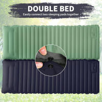 Colchón De Campaña Ultraligero Inflable Con Bomba Integrada 10cm Para Pesca Senderismo Viajes Y Acampar Material PVC - details 4