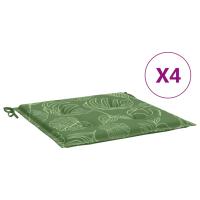 vidaXL Cojín silla jardín respaldo bajo 4 uds tela Oxford Color Crema,  Rojo,  Azul real y mas Cojín Decorativo de Asiento Cojines de muebles de salon - details 2