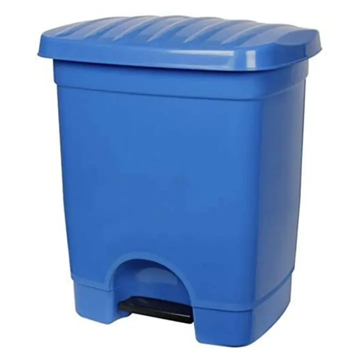 Cubo de Basura Pedal 35L Plastico Reciclado 40X33X47cm - 1