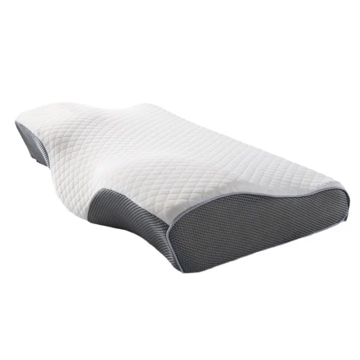 Almohada de Espuma viscoelástica para el Cuello, Almohada de Cama refrescante, Almohada ortopédica para Dormir, Almohada refrescante para Dormir Boca Arriba y Boca Abajo - 1