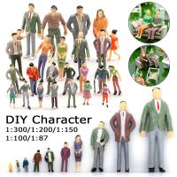 Figuras De Acción Escala Mixta Para Modelos De Tren ABS Pasajeros DIY Caracteres Scenery Posable Colores Variados Para Juego De Mesa Y Coleccionistas - details 0