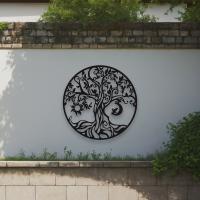 Decoración De Pared Con Metal Artesanal Para Jardín Al Aire Libre Y Sala De Estar Interior Arte Murales Estéticos - details 1
