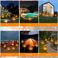 96 Luces De Torcha Solar Para Exterior IP65 Impermeables Luz De Velocidad Para Jardín Patio Iluminación De Césped Estilo Moderno - details 6