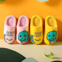 Chupines De Invierno Para Niños Dinosaurio Suaves Y Cálidos De Plush No Slip Para Interior Talla True to Size Unisex - details 4
