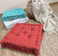 Maxia Market - Cojin Para Silla Asiento Cuadrado Grande estampada o liso Varios Colores (38 x 38 x 7 cm) Para Asiento de 40x 40 cm, Hogar y Jardín Textil de hogar Fundas Nórdicas - details 2