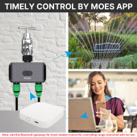 Controlador De Válvula De Riego Inteligente MOES Tuya Bluetooth 2-Enchufe Timer Programable Con App Remote Para Lavadora Y Filtro - details 6