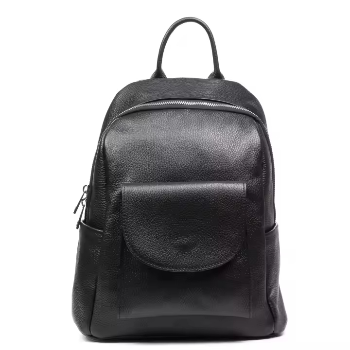 Firenze Artegiani. Albinea bolso mochila de mujer. Piel auténtica acabado Dollaro. Made in Italy. Vera Pelle Italiana. - 1
