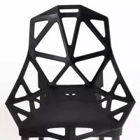 ORION91 Silla ELECTRA Color Negro 🖤 Acero y Polipropileno 54x59x80cm Comedor Oficina Salón Teletrabajo Cocina - SpazioLuzio - details 1