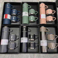 Botella Termo De Acero Inoxidable 500ML Con Isolación Térmica Para Oficina Y Negocios Set De Regalo Para Parejas Botella De Agua Caliente Para Uso Exterior - details 0