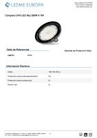Campana Ufo Led Sky 200W 0-10V; Modelo LM6783; Marca LEDME - details 0