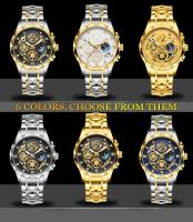 Reloj De Hombre POEDAGAR Moda Cronógrafo Luminoso Impermeable Con Fecha Reloj De Pulsera De Acero Inoxidable Cuadrado Reloj Para Hombre - details 9