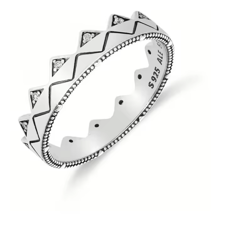 ANILLO PANDORA 198033CZ-50 CORONA EXÓTICA TALLA 50 PANDORA 198033CZ-50 - 1
