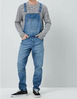 Men Jeans Pants Denim Dungarees Overalls Bib And Brace Work Trousers - details 2