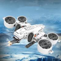 Bloques De Construcción Wandering Earth II Figuras De Astronauta Vehículo Lunar Transportador De Luna Estación Espacial Juguetes Para Niños Regalo - details 20