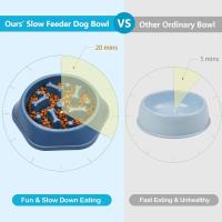 Comedero slow para Perros, Cuenco antiasfixia para comida de Perro, Cuenco Interactive para rompecabezas para Perros - details 3