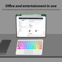 Teclado Retroiluminado Y Ratón Inalámbricos Con Touchpad Recargables Ultrafinos Para Tabletas Apple Huawei Samsung Xiaomi TECLADO - details 10