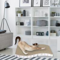 Rascador De Gato Duradero Adicional 1 Pieza Con Diseño De Onda En Cartón Corrugado Grueso Y No Desprendido Para Gatos Domésticos - details 3