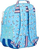 Mochila escolar con ruedas Safta Moos Roller azul, resistente y ligera 32x15x42cm - details 0