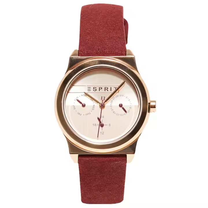 Esprit Reloj Multiesfera para Mujer de Cuarzo con Correa en Cuero ES1L077L0035 - 1