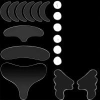 Juego De Parches Faciales Reutilizables De Silicona Antiarrugas Para El Rostro Y El Cuello Jaysuing Herramientas De Belleza Para Ojos Y Mejillas - details 5