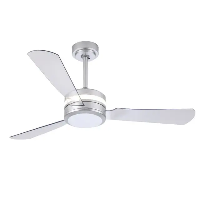 Ventilador de Techo - MARCA MIMAX - MOTOR  DC - MODELO Garbi - COLOR GRIS/plata - 18W  - 127cm 1500LM - BAJO CONSUMO - 1