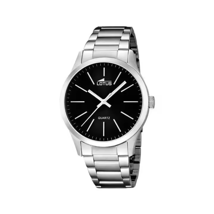 Reloj Lotus Analógico Hombre Acero Inoxidable Resistente Al Agua - 1