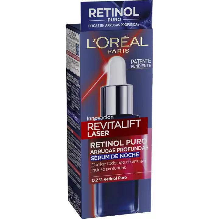 Sérum de Noche Retinol Puro L'OREAL Revitalift Laser - Arrugas Profundas - 1