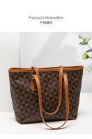 Bolso De Mano Grande Con Cremallera Bolso De Mamá Tendencia 2024 Estampado De Triángulo Tejido Generoso Capacidad Grande Estilo Hobos - details 7