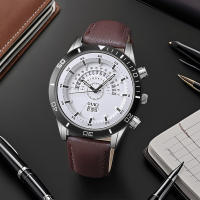 Reloj De Cuarzo Para Hombre De Cuero PU De Alta Calidad Moda Casual Negocios Sencillo Lujo Regalo Popular Reloj De Pulsera - details 8