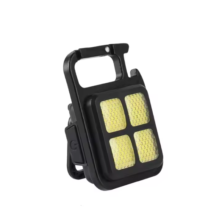 Linterna Multifuncional Portátil Fuerte Magnética Recargable Mini Linterna Llavero Fuente De Luz Exterior Con Succión Magnética Fuerte - 1