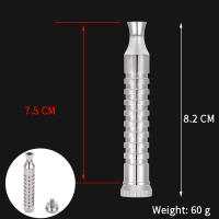 Cuchilla De Seguridad De Doble Cara CNC 316 L Acero Inoxidable Mango Sin Cabeza Para Cabello Y Piel (V6) Para Hombres - details 1