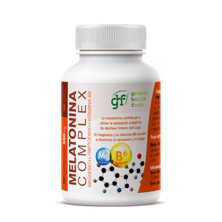 Melatonina Complex Mag+Triptofano+Vit B6 550 Mg 60 - 1