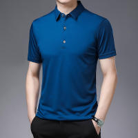 Camisa Polo De Verano Para Hombres 2024 Color Sólido Estilo Casual Comodidad Y Transpirabilidad Alta Calidad Polyester - details 11