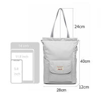Mochila De Mujer Impermeable Estilo Coreano Con USB Para Portátil De 13-15.6 Pulgadas Mochila De Cuero Oxford De Moda Para Estudiantes - details 1