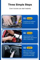 Arrancador de batería de coche de 1000 A, cargador de batería de 12 000 mAh, potenciador de batería de emergencia con iluminación LED, dispositivo de arranque para coches de 12 V - details 7