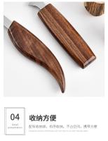 Cuchillo De Grabado De Madera Profesional Herramienta De Tallado Para Bricolaje Set De Herramientas Para Carpintería De Nogal - details 20