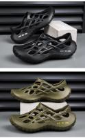 Sandalias De Verano Para Hombre Zapatos Casuales EVA Suaves Zapatillas Planas Tamaño Grande Para Jardín Exterior Playa Comodidad Y Estilo - details 6