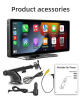 BQCC Pantalla Portátil De Coche 10.26 Pulgadas Con Wireless Carplay HD Cámara Trasera Reversa Radio DVR MP5 Multimedia Android Auto - details 15