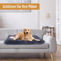 Cama para mascotas Cojín grande para perros Alfombrilla lavable para mascotas Mullida Antiansiedad Antideslizante - details 1