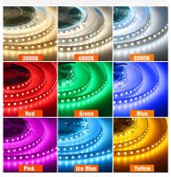 Tira LED Flexible 2835 DC12V 24V 120LEDs/m 6W/m Luz LED 3000K 4000K 6000K Roja Verde Azul Rosa Naranja Amarilla Para Decoración De Hogar - details 2